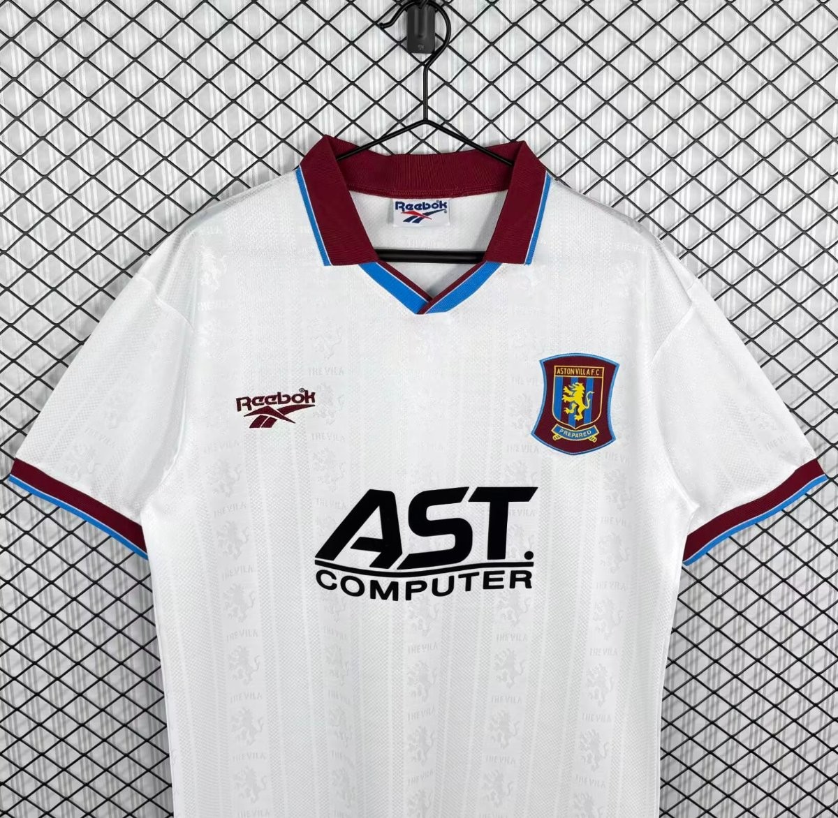 Retro 95/96  Aston Villa White Away Jersey