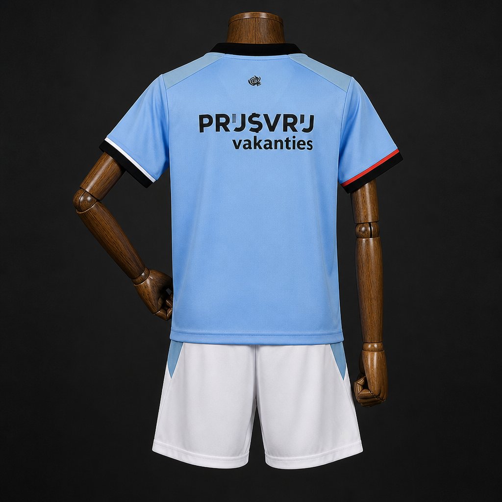 26/27 Kids  Feyenoord Away Blue Kits Jersey