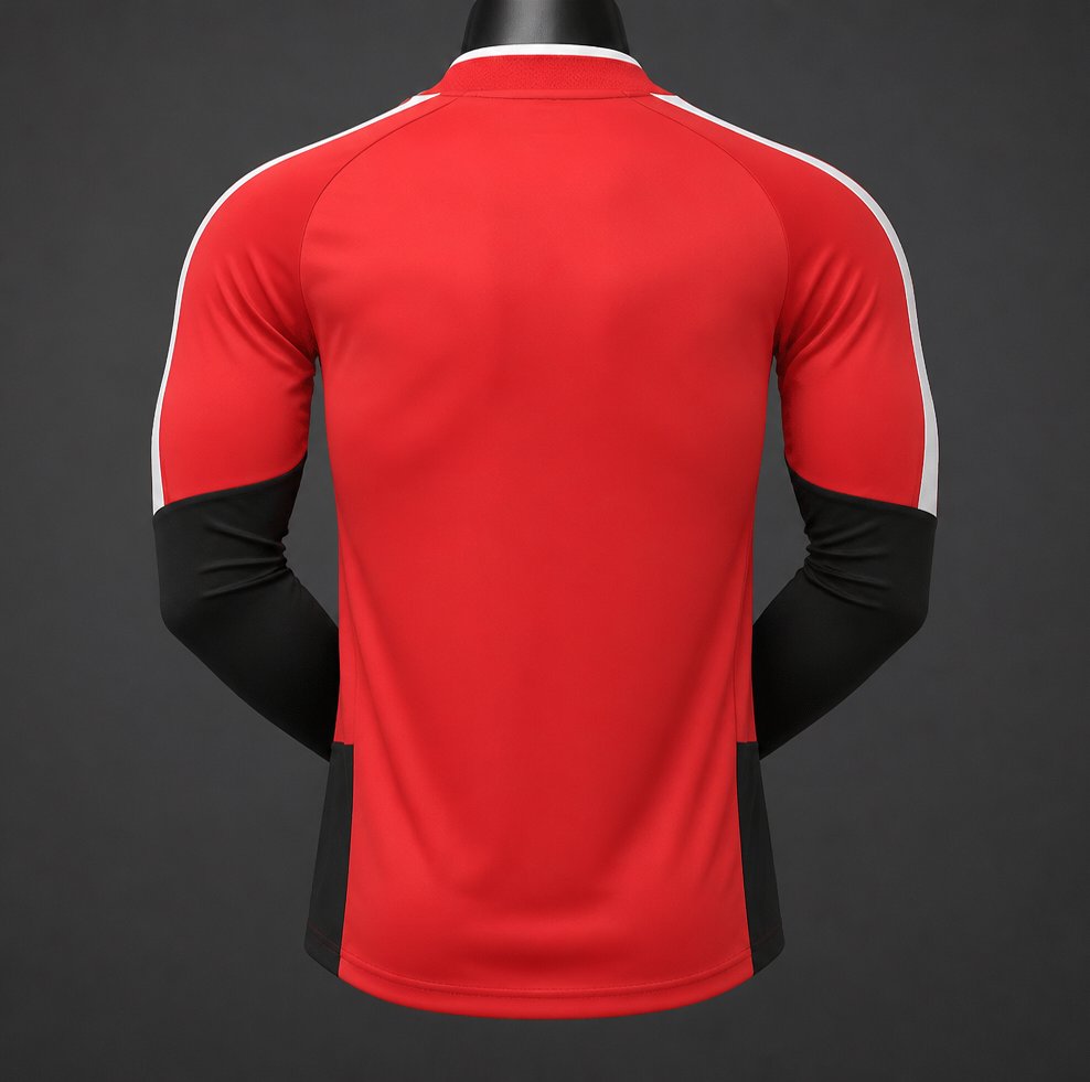 Player Version 2026 Germany Away Red Long Sleeve Jersey