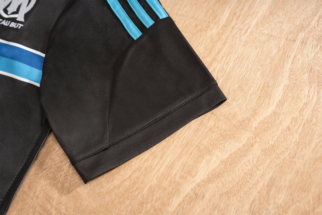 Retro 14/15 Olympique Marseille Third Black Jersey