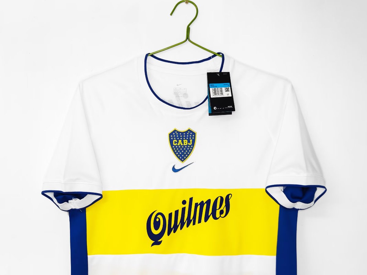 Retro 01/02 Boca Juniors Away White Jersey
