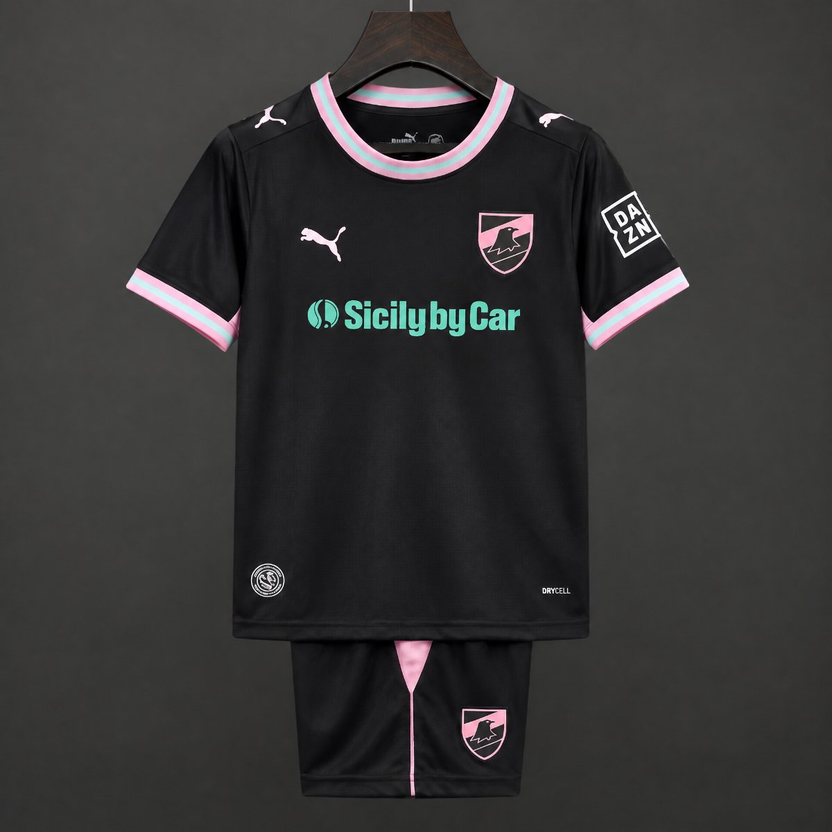 26/27 Kids Palermo Third Black Jersey