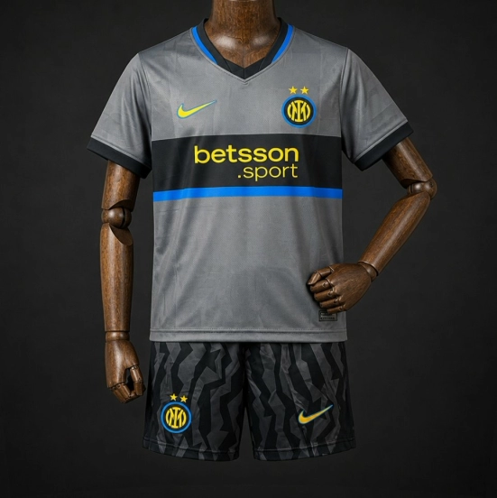 26/27 Kids Inter Milan Third Grey Jersey